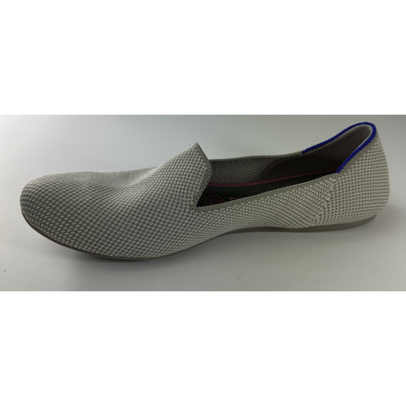 Rothy’s The Loafer Double Stitch Linen Tan Cream Slip On Shoes Women’s Size 8 - Picture 8 of 16